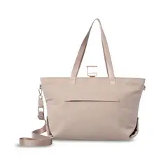 TOTTO - Tote Bag para Mujer Madrid Porta PC 15 Grande Beige