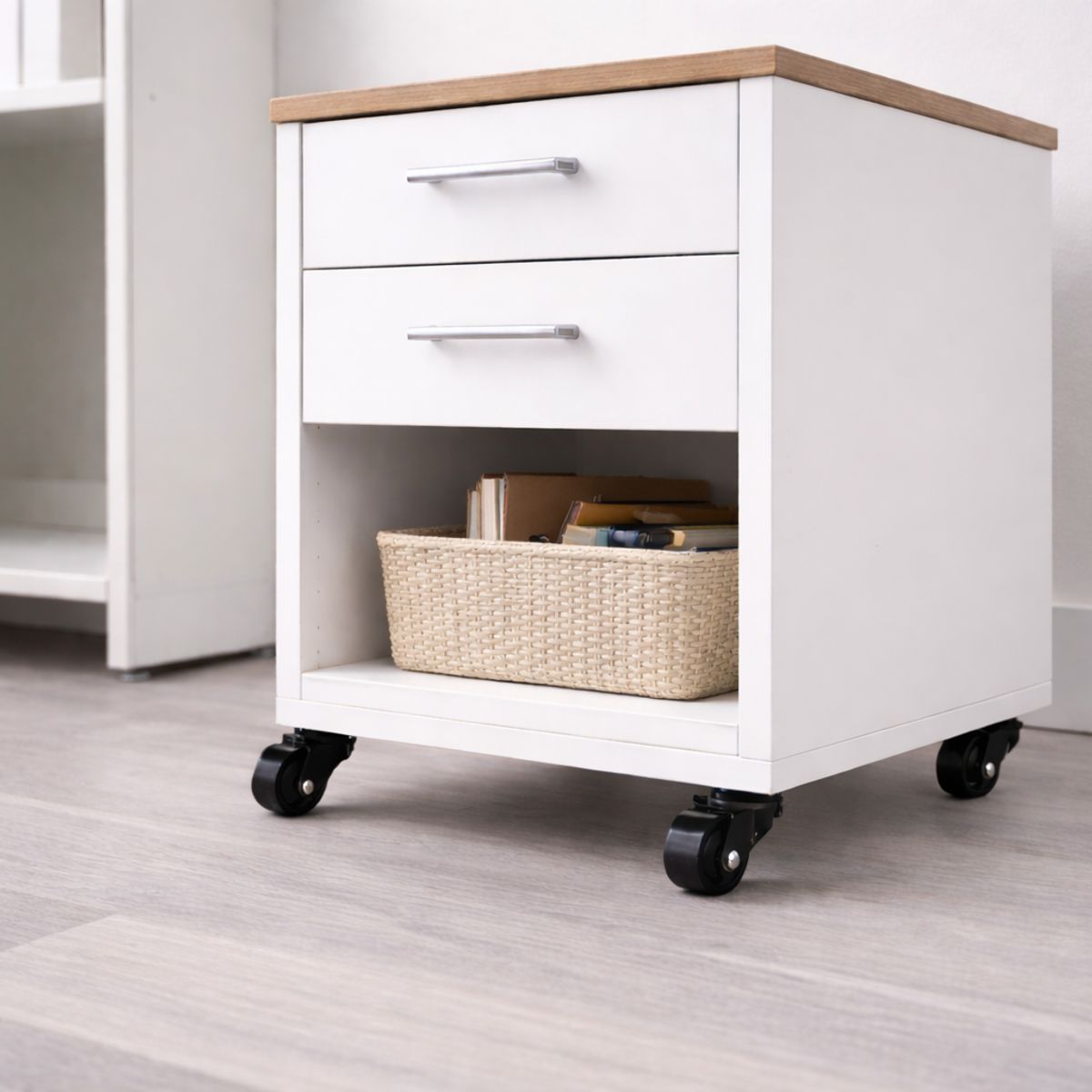 GEVEMAC - Pack 4 Ruedas Giratorias 40 mm con Placa Pintada Gevemac