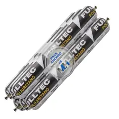 FULLTEC - Pack 6 Sellador Poliuretano Blanco 600ml Pu40 Sello