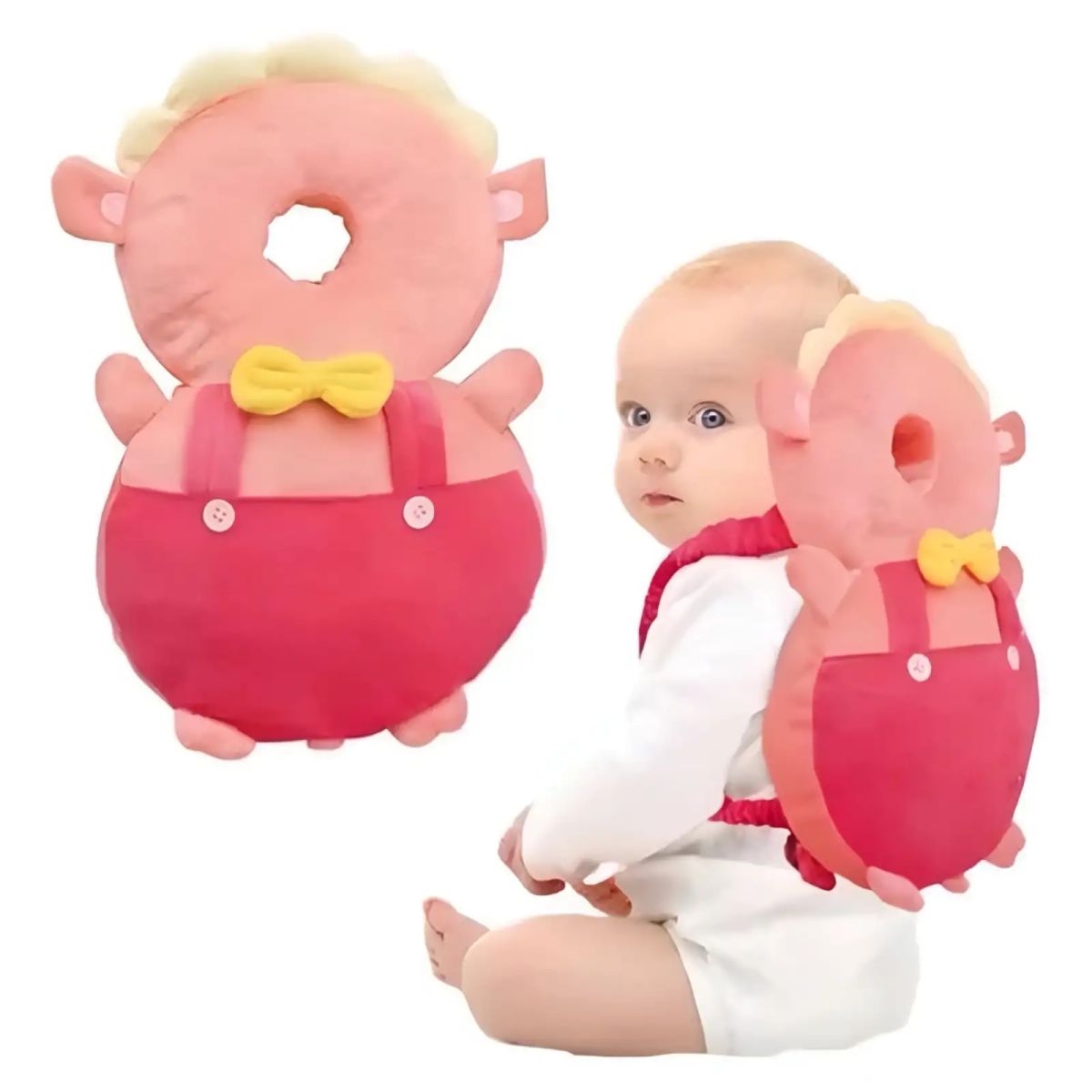GENERICO - Mochila Protectora De Cabeza Para Bebé Antigolpes + Correa