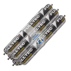 FULLTEC - Pack 12 Sellador Poliuretano Blanco 600ml Pu40 Sello