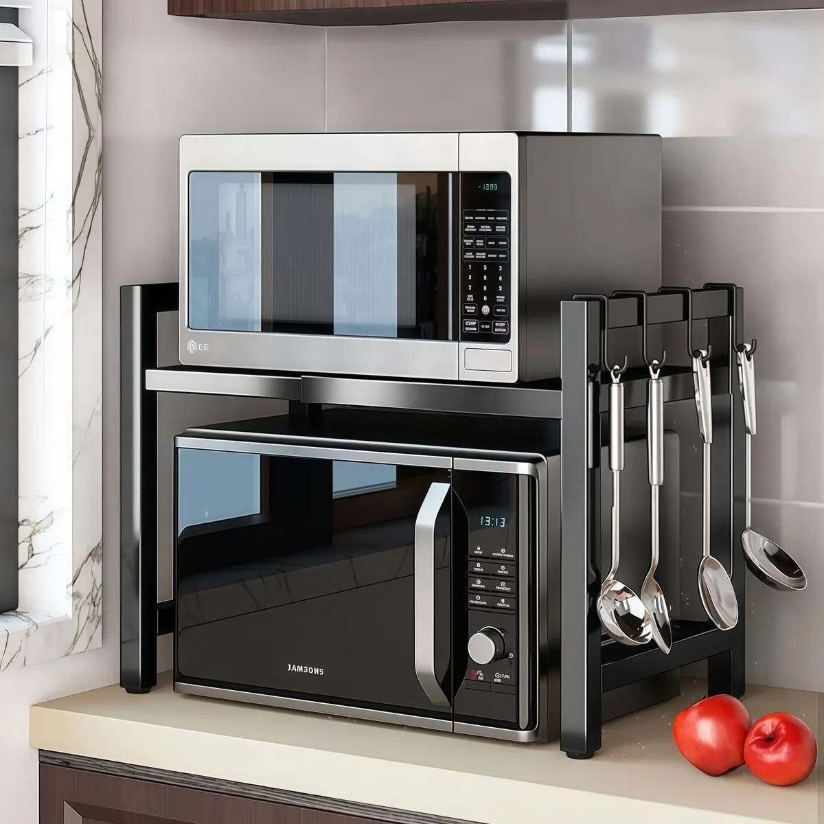 GENERICO - Estante Repisa Extensible Horno Microondas Rack Organizador Cocina