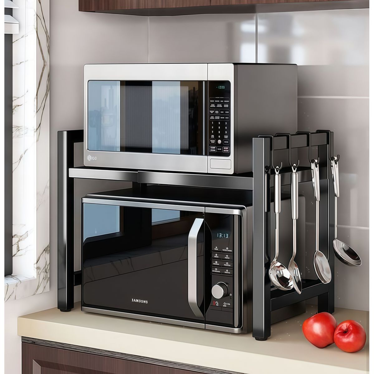 GENERICO - Estante Repisa Extensible Horno Microondas Rack Organizador Cocina