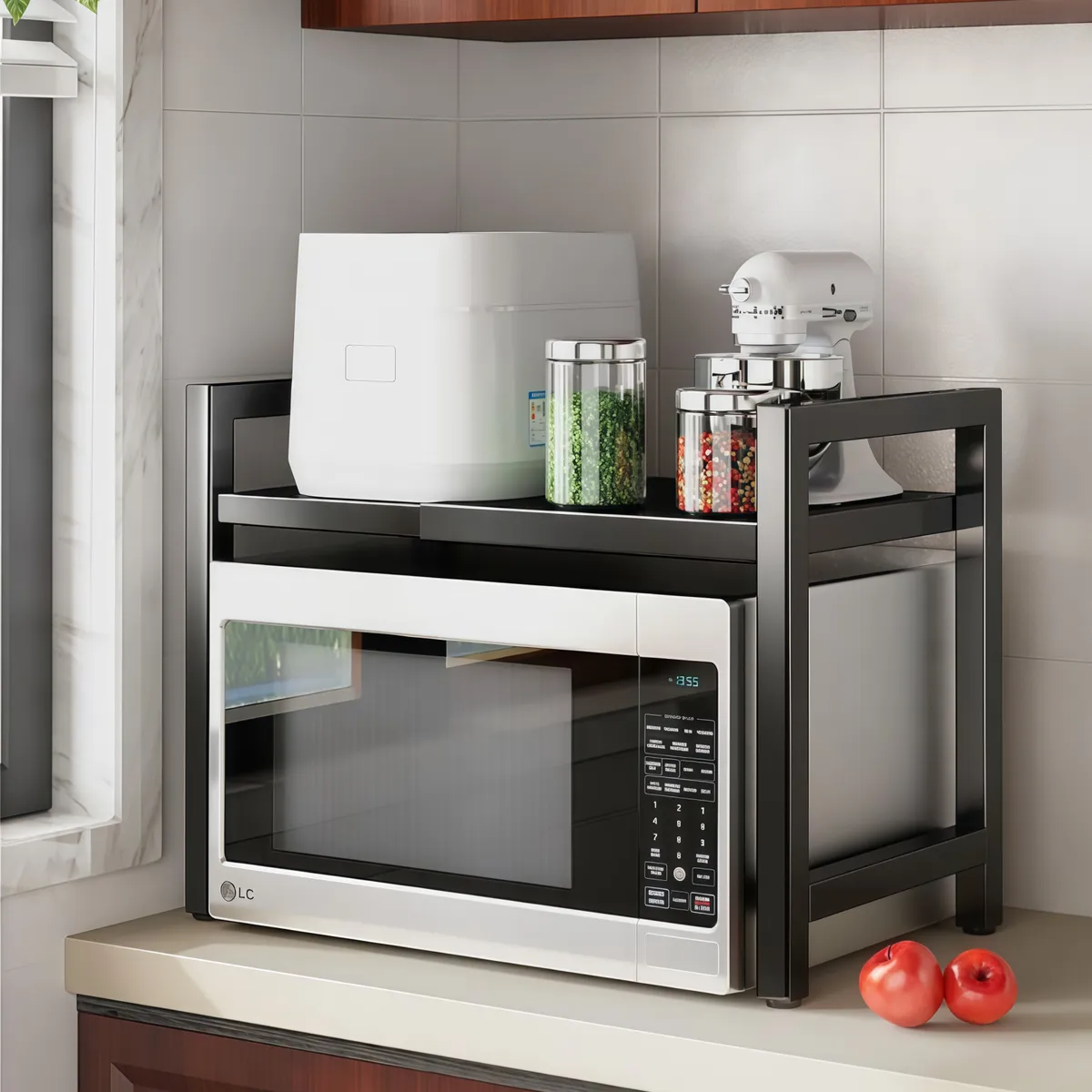 GENERICO - Estante Repisa Extensible Horno Microondas Rack Organizador Cocina
