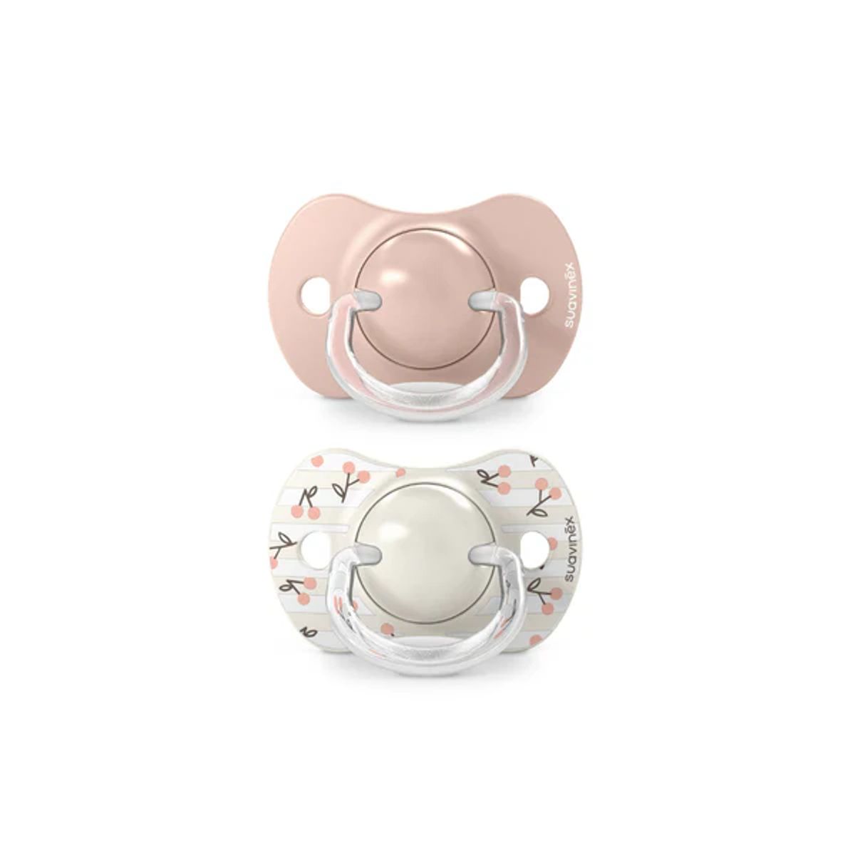 SUAVINEX - Pack de 2 Chupetes Fisiológicos SX Pro Birdies - 0-6 meses - Rosa - Suavinex