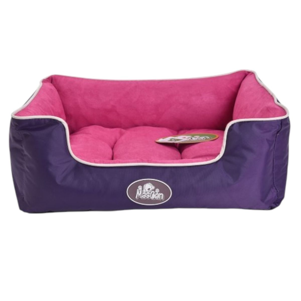 MASCAN - Cama para Mascotas Acolchada Rectangular Antideslizante  Suave y Lavable TM
