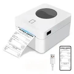 GENERICO - Impresora Térmica Etiquetas Adhesivas Usb + Bluetooth 104mm