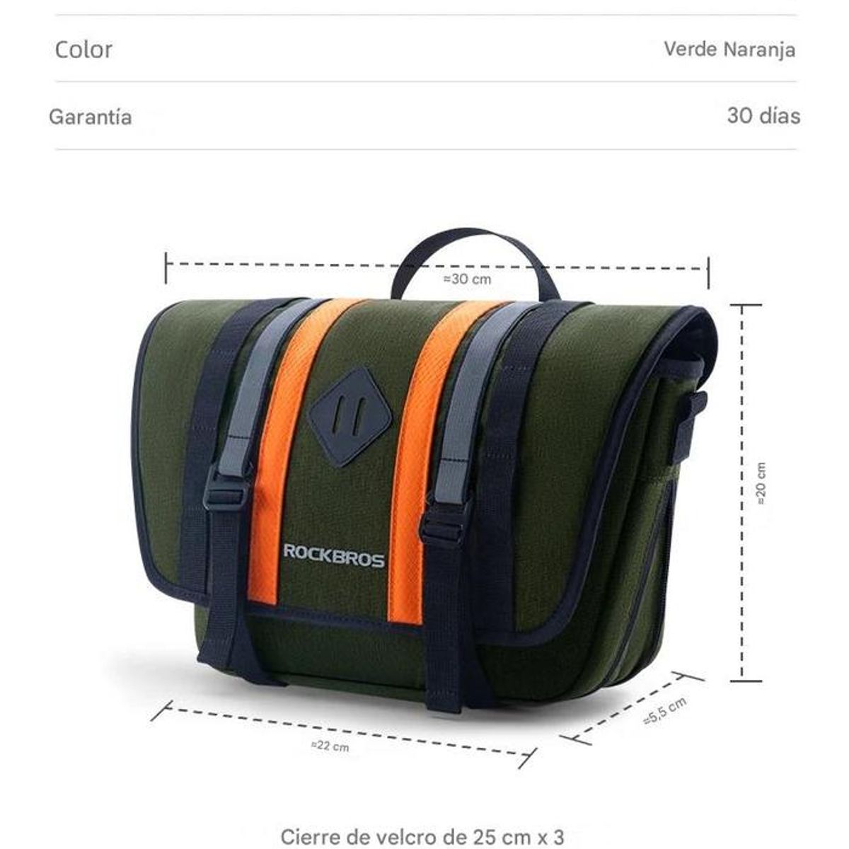 GENERICO - Bolso Manubrio Bicicleta Rockbros 4L Frontal Impermeable