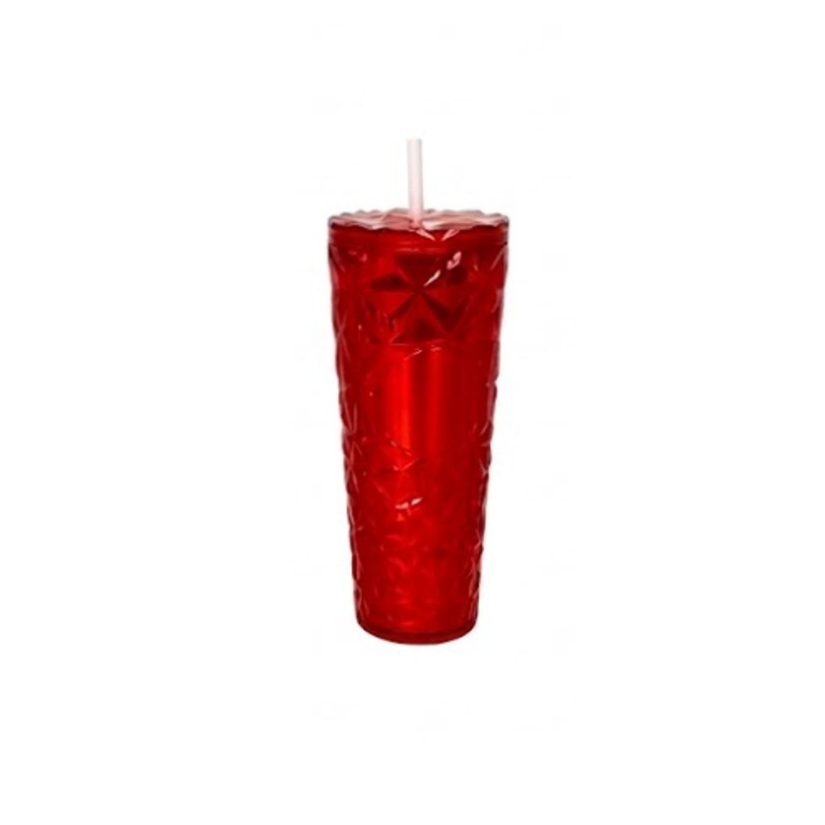 GENERICO - Vaso Térmico Prisma Diamond 710ml - Doble Pared Acrílica con Sorbete