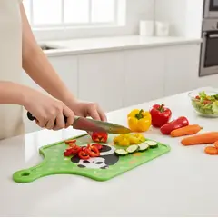 GENERICO - Tabla De Picar Plástica Cocina Diseño Panda 30x19cm Con Mango