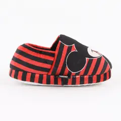 DISNEY - Pantufla Niño Rayas Mickey Mouse Rojo