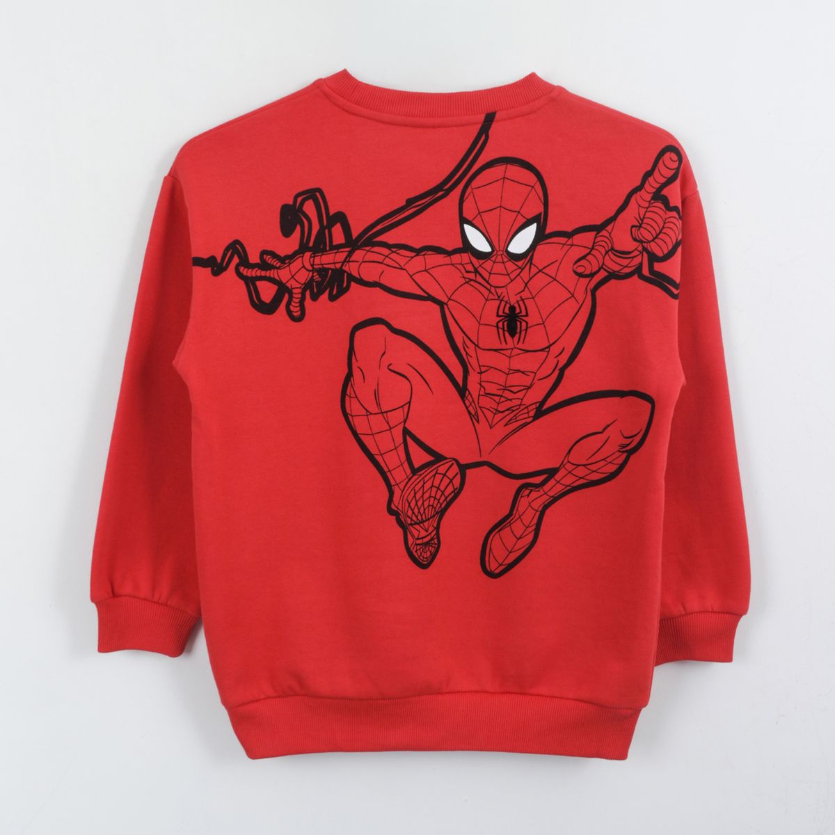 MARVEL - Polerón Cerrado Niño Spiderman Back Print Rojo Marvel