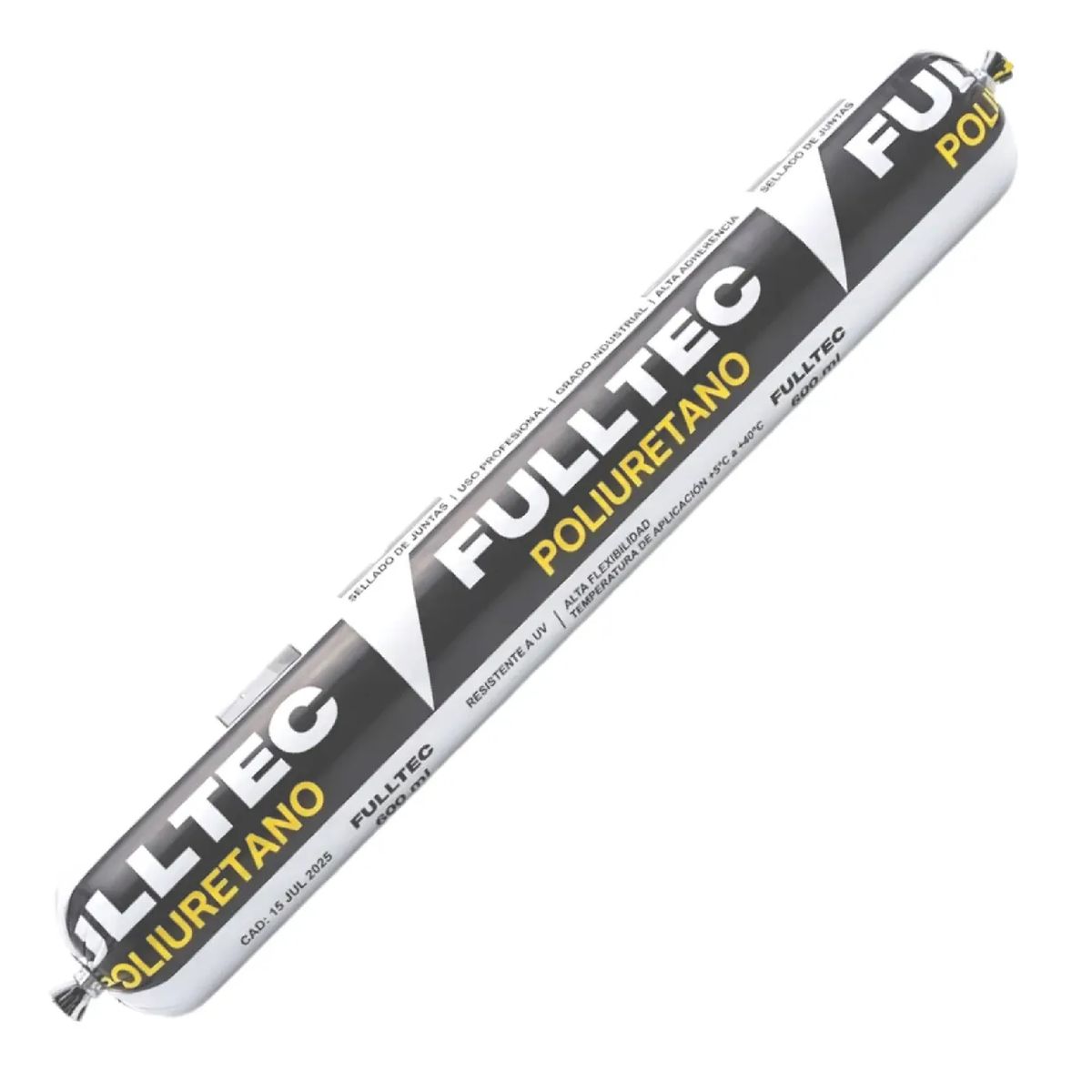 FULLTEC - Sellador Poliuretano Gris Fulltec 600ml Pu40 Construccion