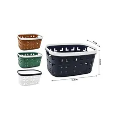GENERICO - CESTA ORGANIZADORA DE PLASTICO MULTIUSOS 36.8CM