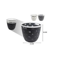 GENERICO - CANASTA ORGANIZADORA DE PLASTICO MULTIUSOS 31CM