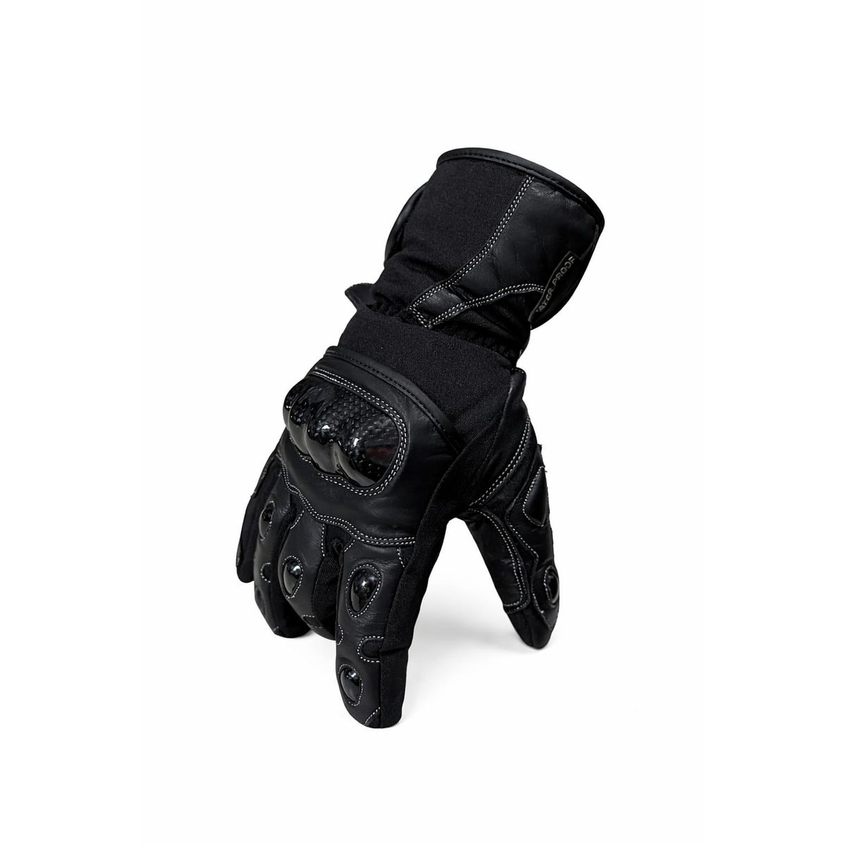 GENERICO - Guantes para Moto Largos Cuero L