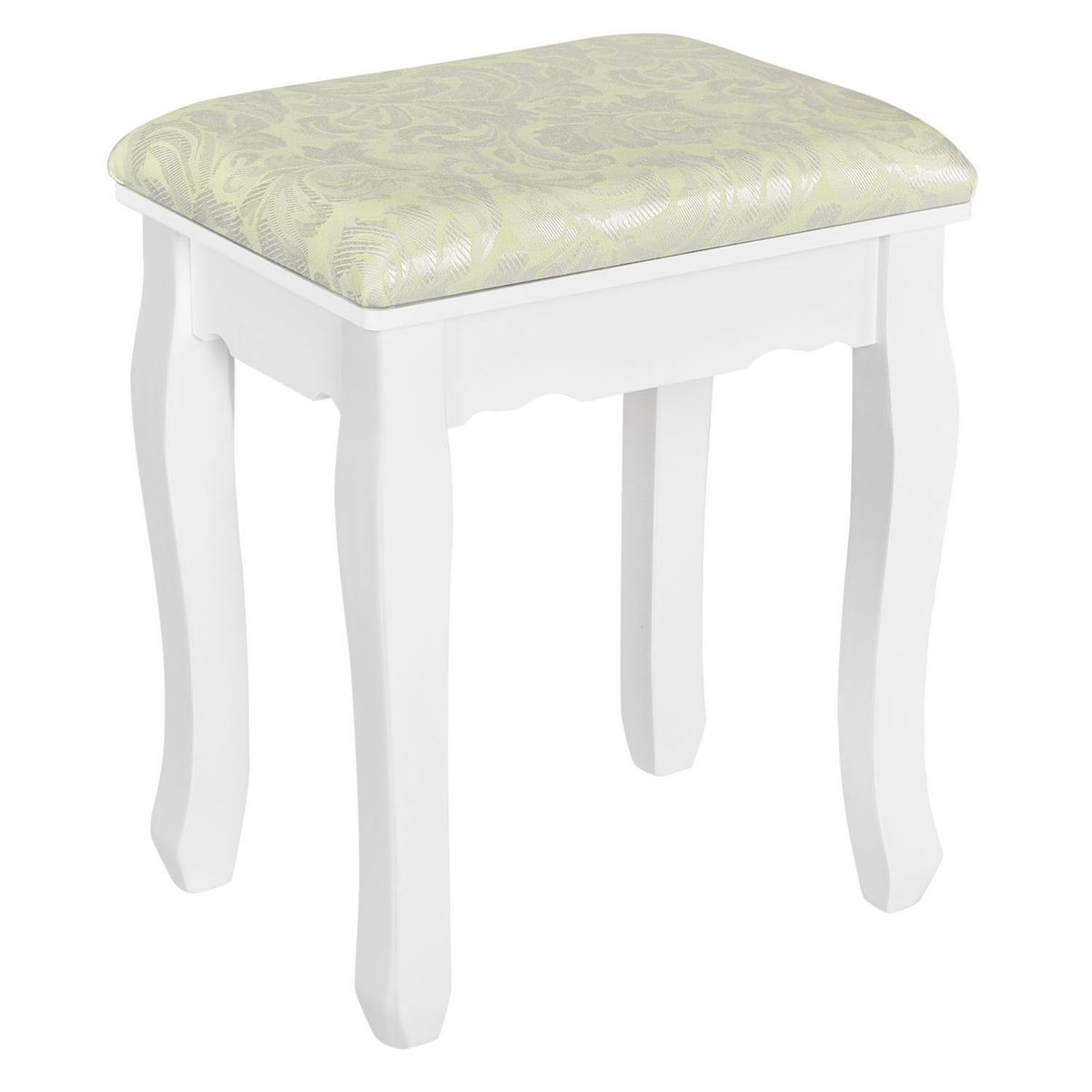 JUGUETON - Tocador Madera Infantil con Espejo Triple y Asiento Taburete