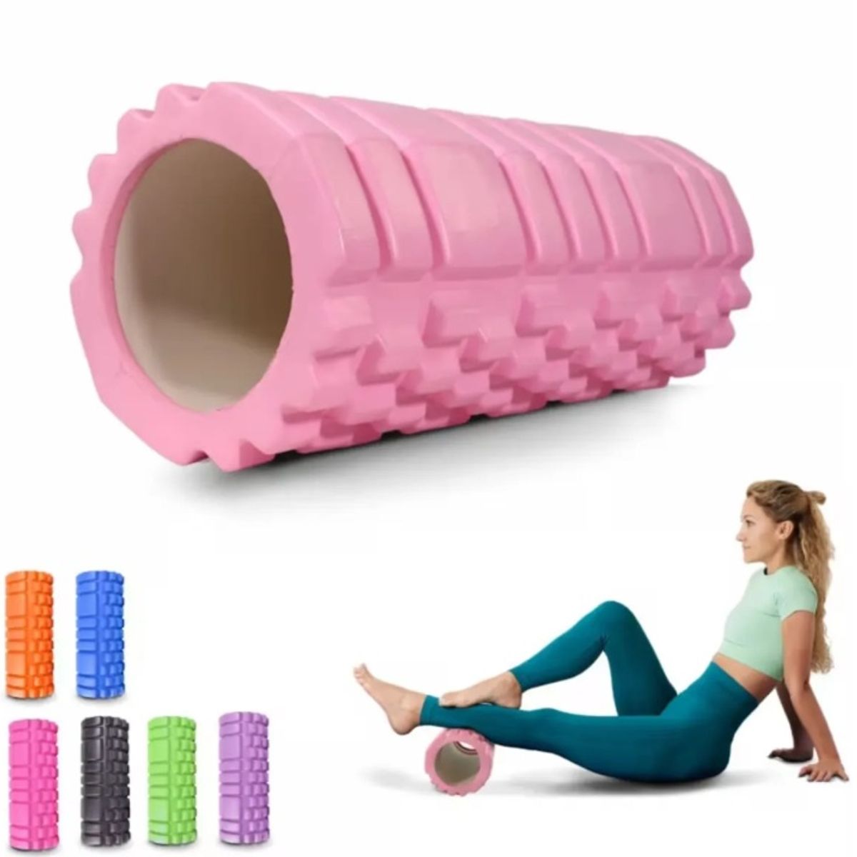 MOVI - Rodillo para Yoga y Masaje Muscular  Foam Roller