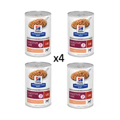 GENERICO - X4 Alimento Hill's Digestive Care Pavo Perro Adulto 370 g c/u