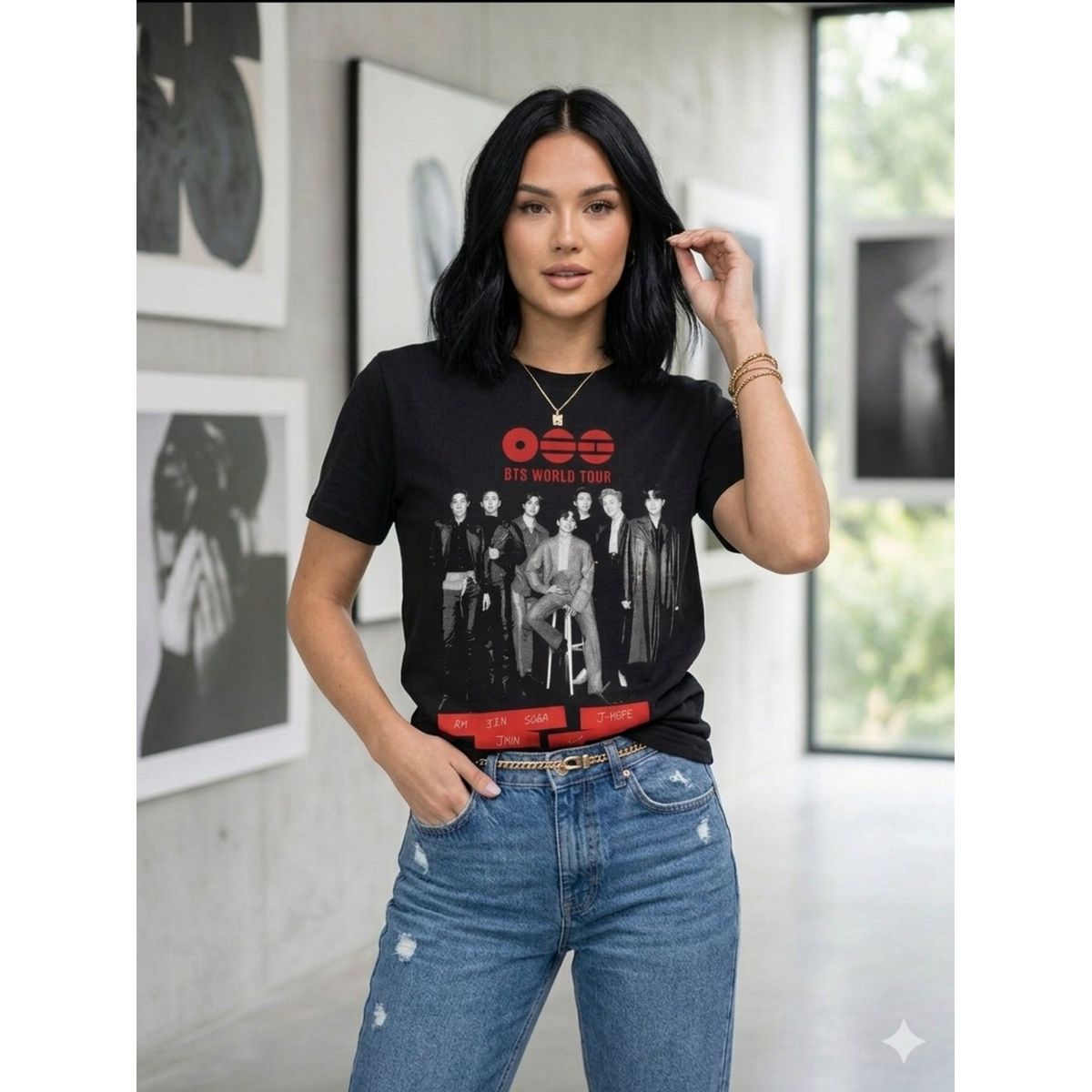 ROLY - Polera Kpop Bts Tour 2026 Santiago L