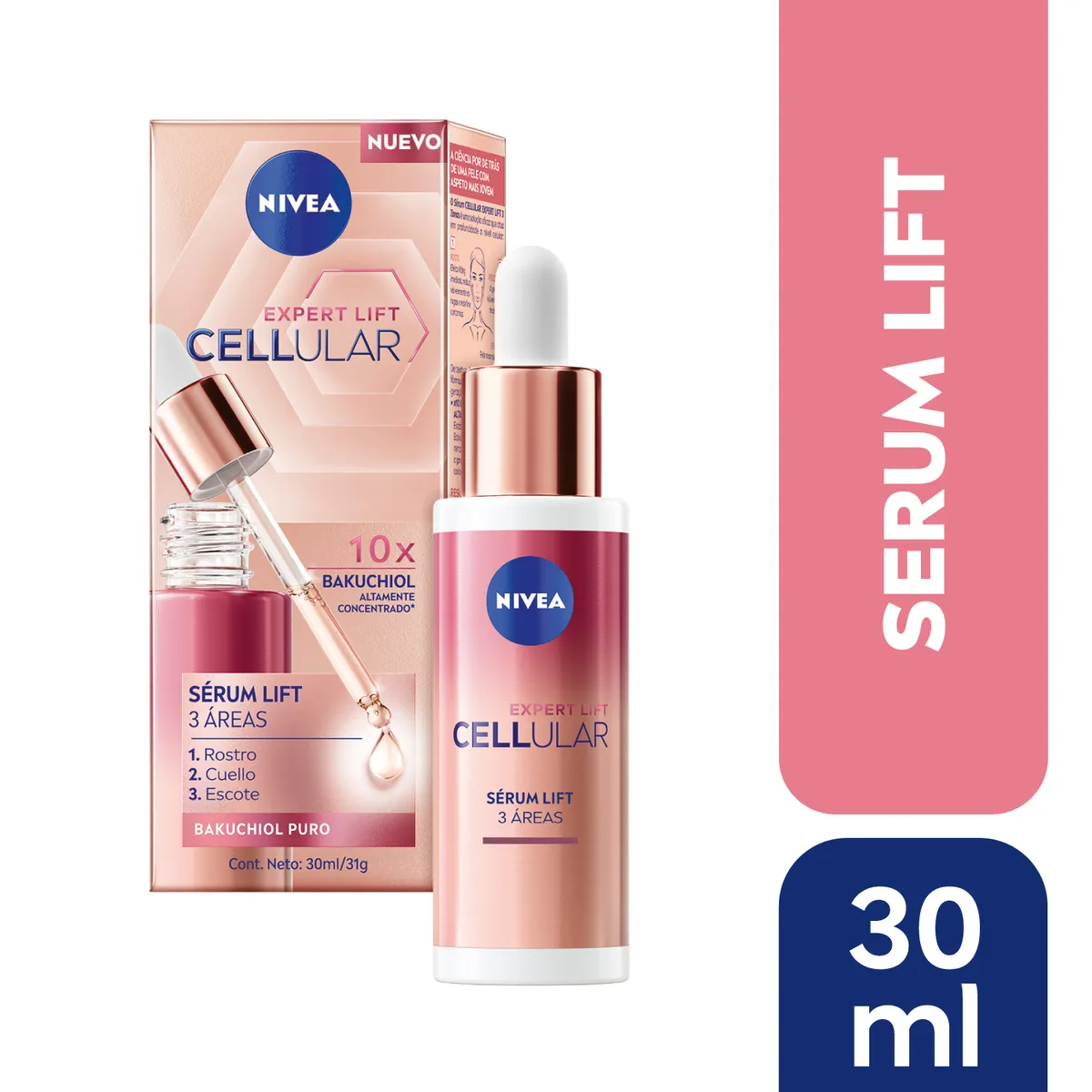NIVEA - Pack Nivea Serum Cellular Expert Lift  +Crema Facial