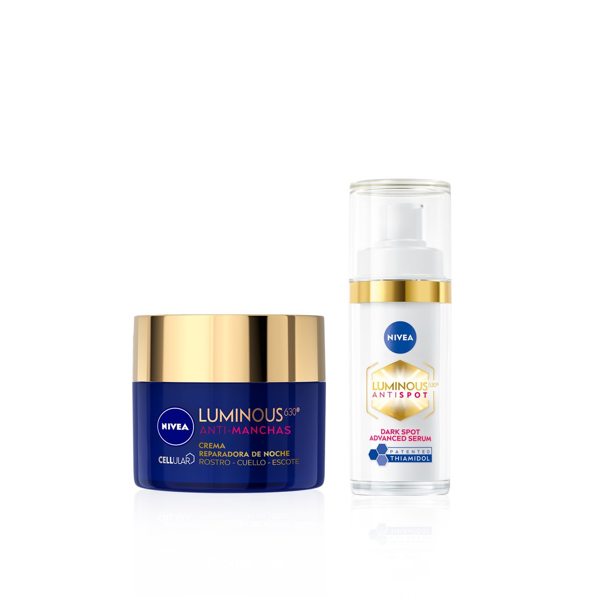 NIVEA - Pack Nivea Luminous 630 Serum +Crema Noche Anti Manchas