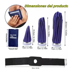 GENERICO - Set 5 Bolsa Poliéster Sellada Para Hielos O Agua Caliente BELUG