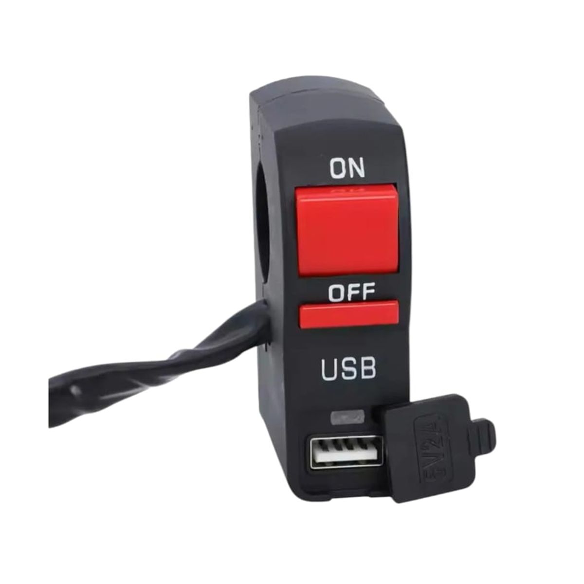 GENERICO - Interruptor On-off Manillar De Motos Más Cargador Usb