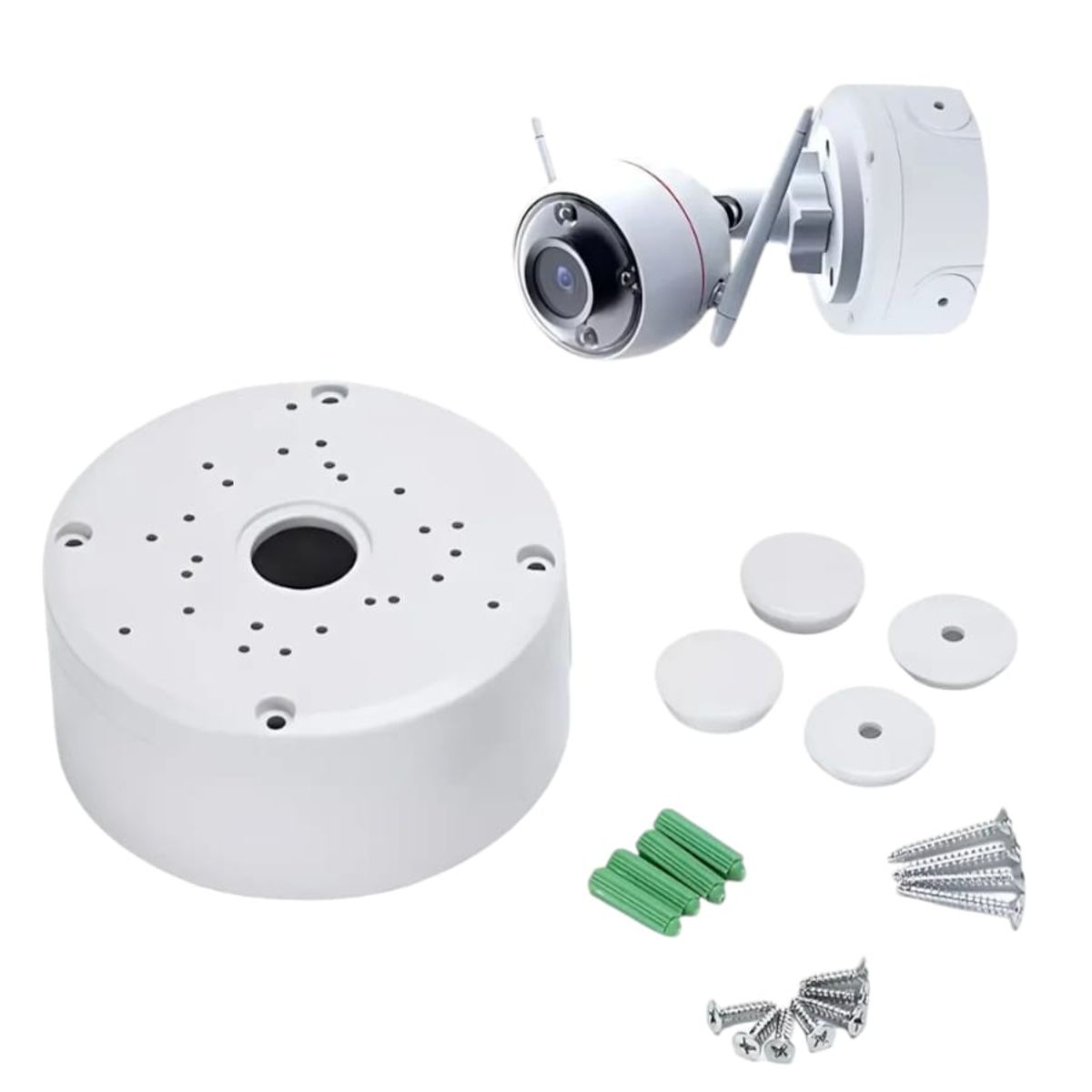 GENERICO - Caja De Derivacion Y Empalme Para Camara Seguridad
