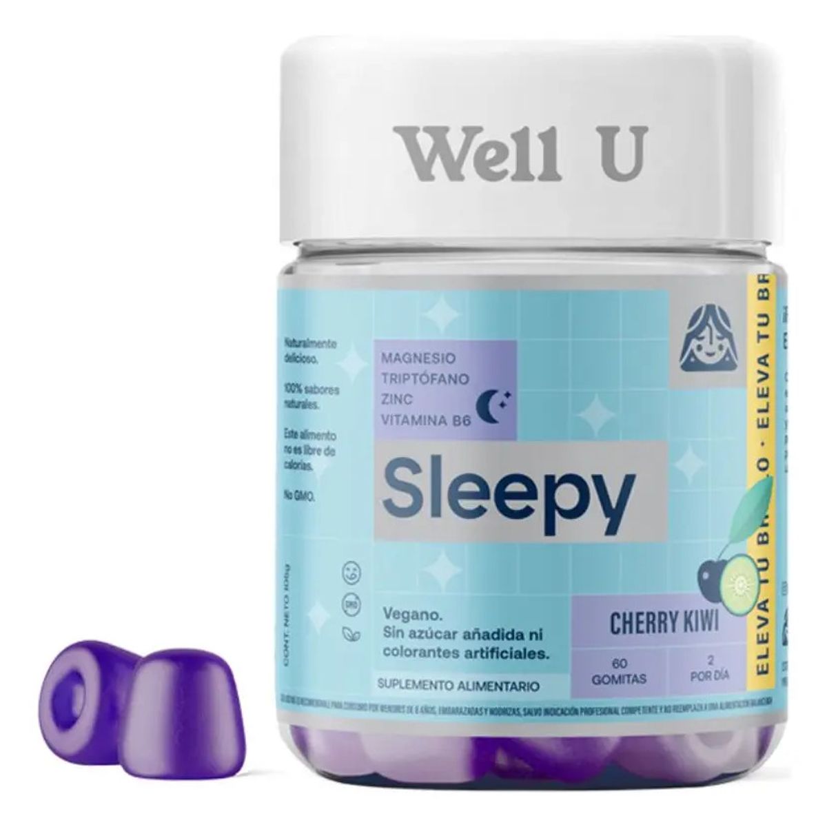 WELL U - Pack X 2 Gomitas Multivit 60un + Sleepy 60un Well U