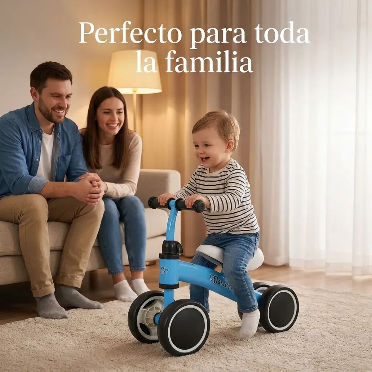 GENERICO - Bicicleta Andador Infantil 4 Ruedas Equilibrio Bebé Niño