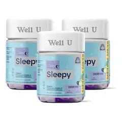 WELL U - PACK X 3 GOMITAS MAGNESIO SLEEPY VEGANAS 60UN