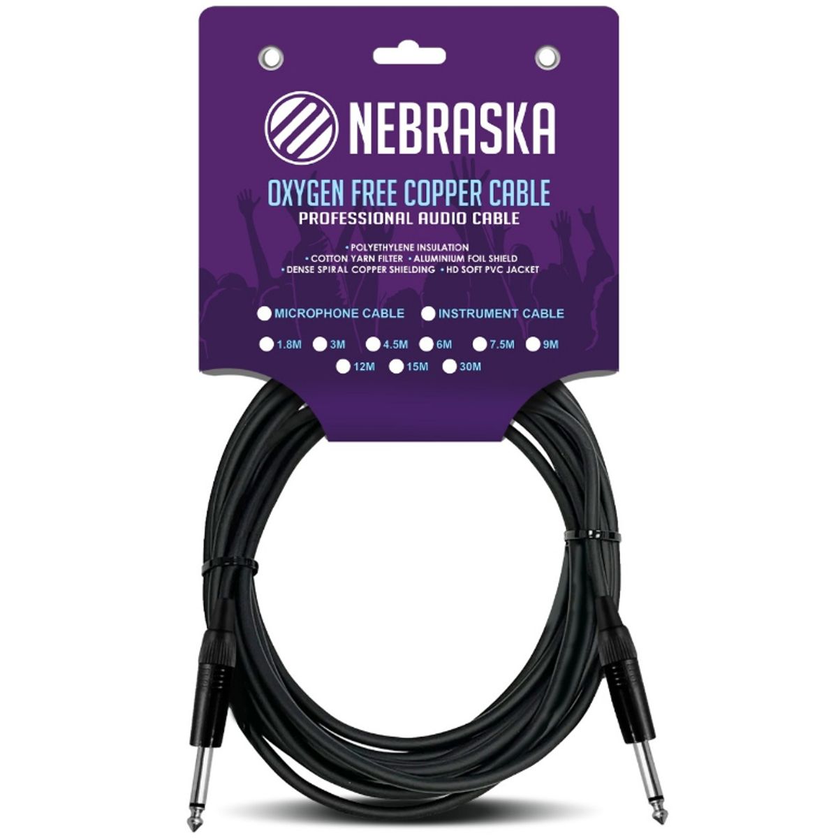 GENERICO - Cable Plug-Plug de 3 Metros Nebraska GJJ-3