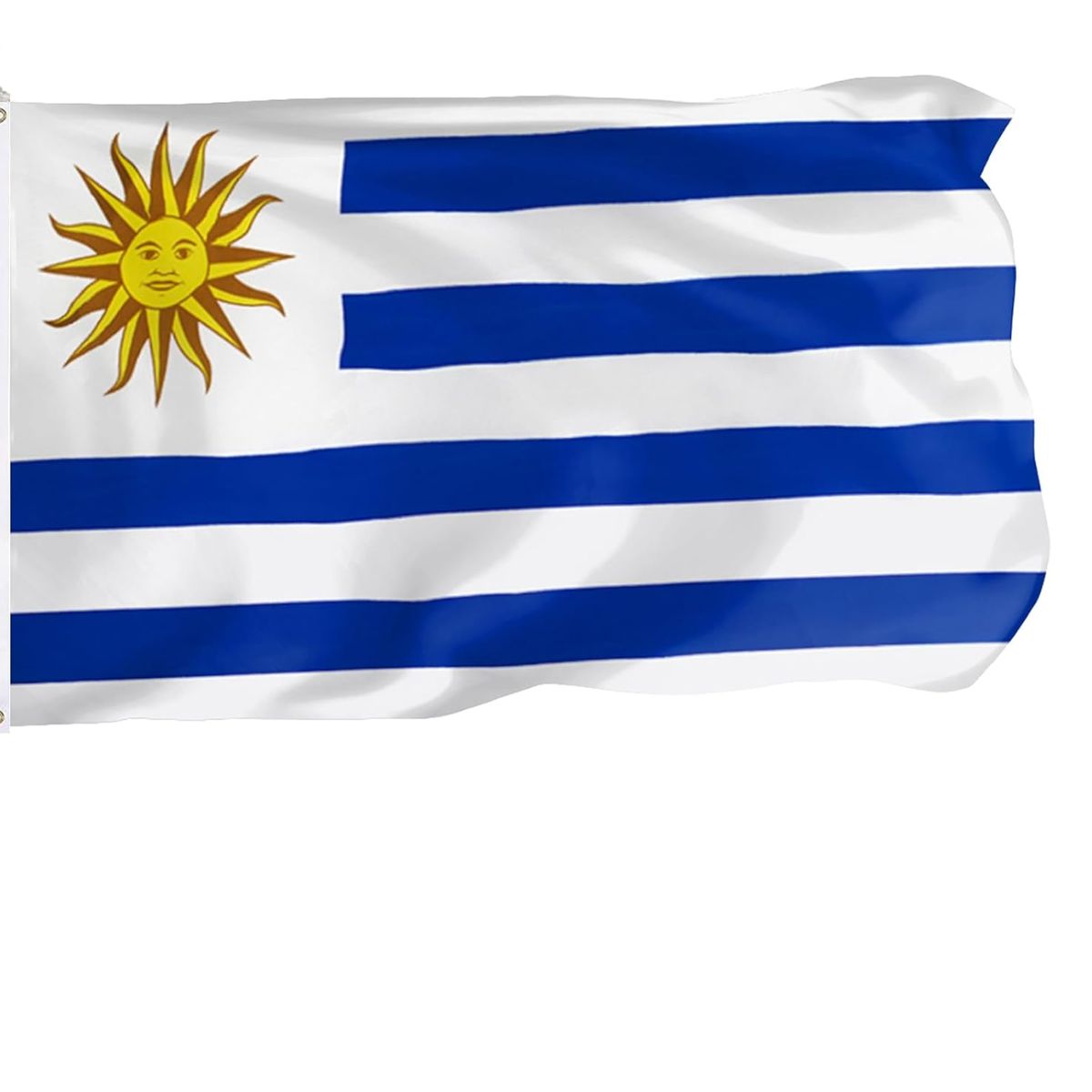 GENERICO - Bandera de Uruguay de 150cm x 90cm de Poliéster