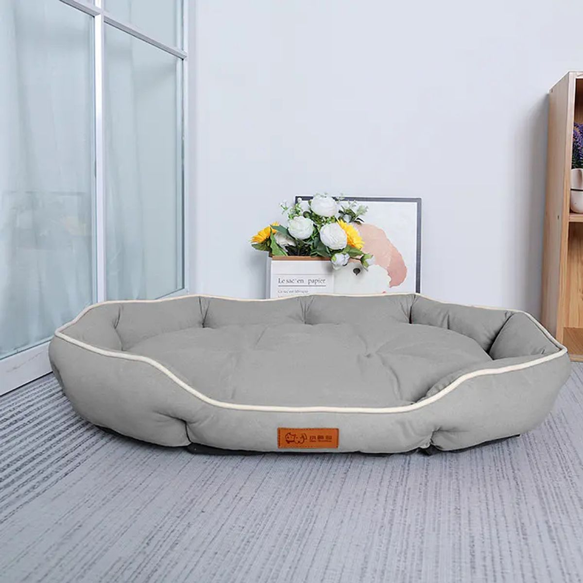 GENERICO - Cama Suave para Mascotas Perros y Gatos Talla L 70x50cm