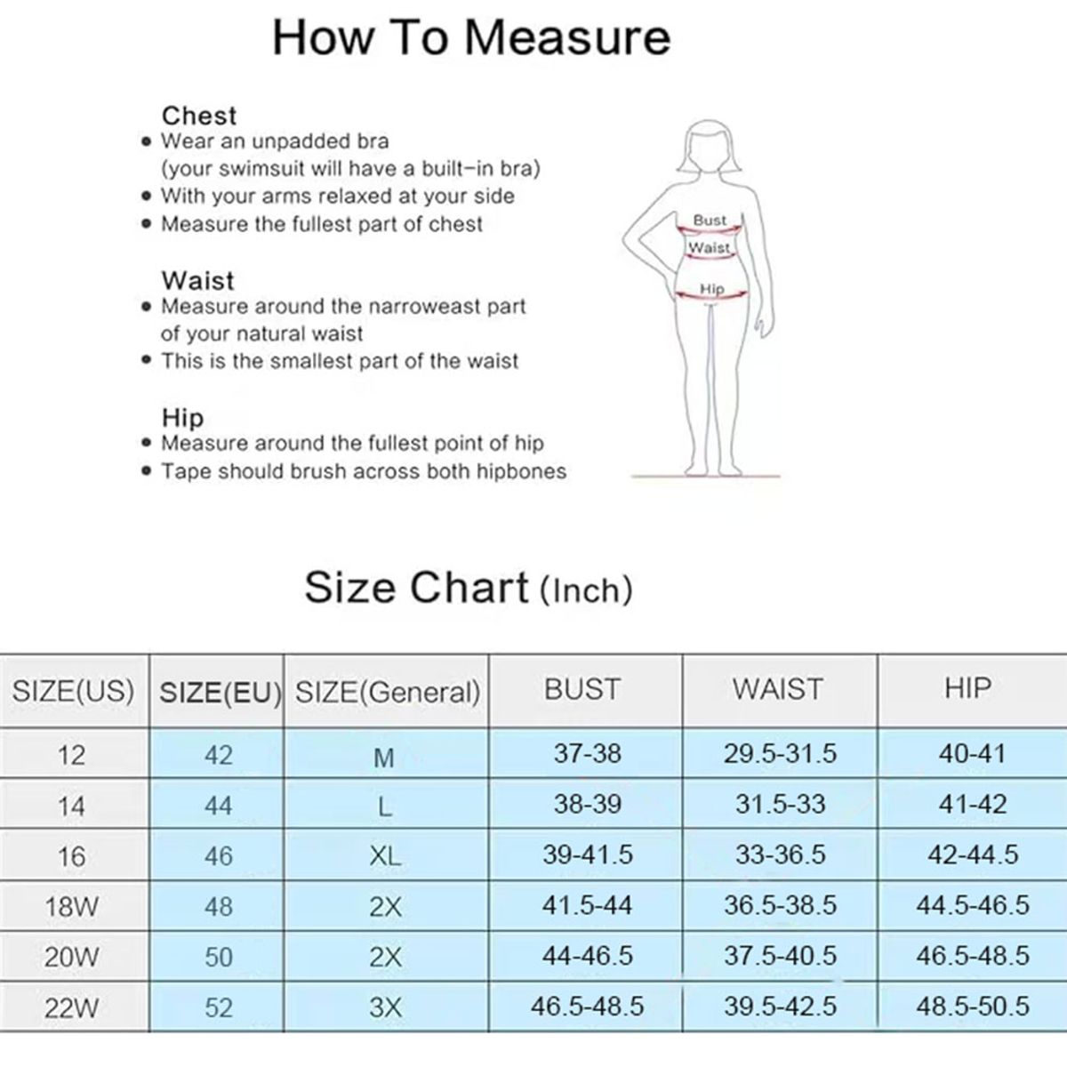 PUREPOWER - Traje de baño de talla grande con mangas largas protector solar y para surf para mujer-3XL
