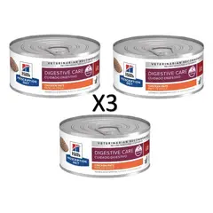 HILLS - Alimento Hill's Prescription Diet Digestive Care i/d para gato sabor pollo 156 g X3