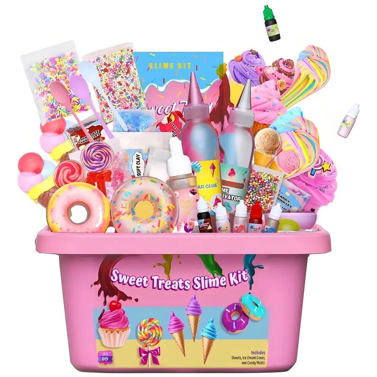 GENERICO - Kit Para Hacer Slime Helado Incluye Los Accesorios