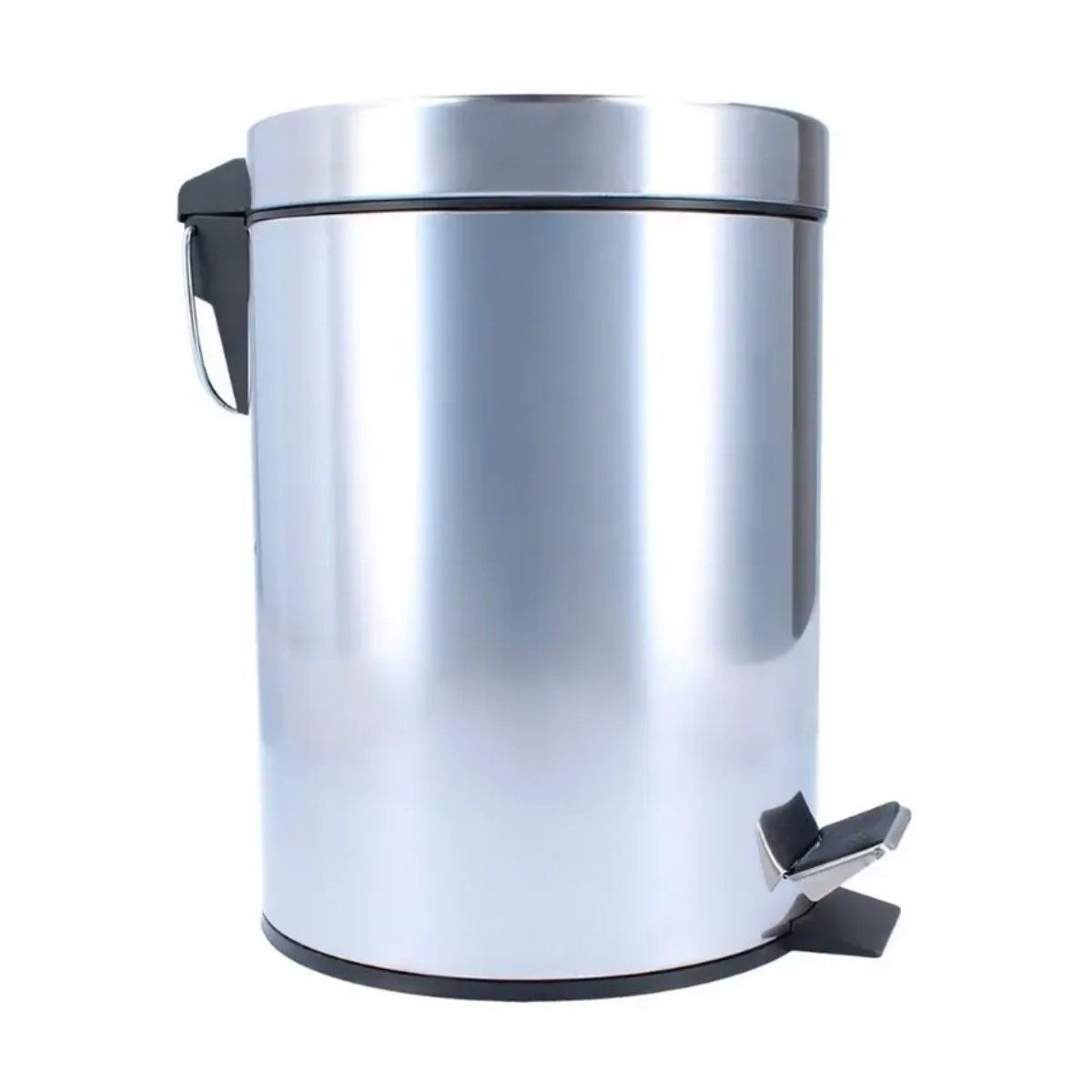 GENERICO - Basurero Papelero Pedal 5 L Acero Inoxidable BELUG