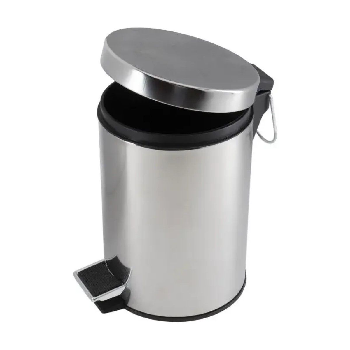 GENERICO - Basurero Papelero Pedal 5 L Acero Inoxidable BELUG