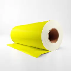 CREA PRINT - Vinilo Adhesivo Amarillo Matte Grafica X Rollo De 10 Mtrs X 61 Cm de ancho