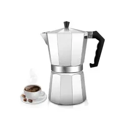 GENERICO - Cafetera Italiana 12 Tazas Portátil Café Moka Express 600ml