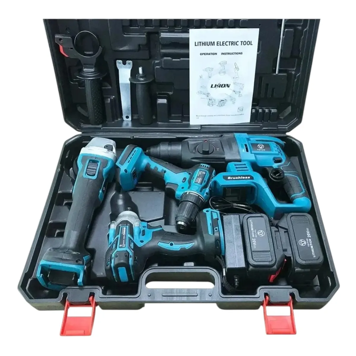 GENERICO - Kit De Herramientas Inalámbricas 4 Pcs