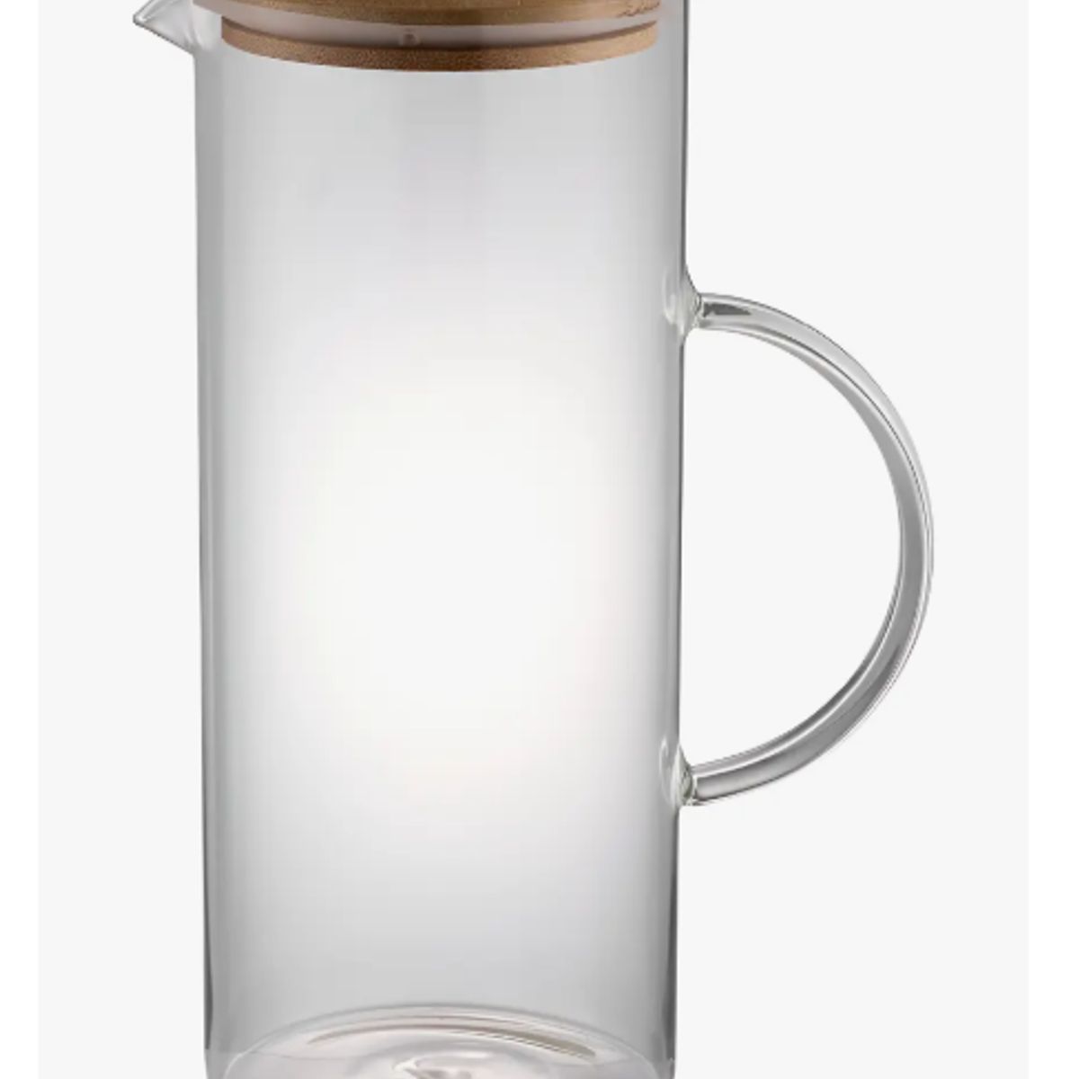 GENERICO - Jarro De Vidrio De Agua Jugo Con Tapa 1400 Ml