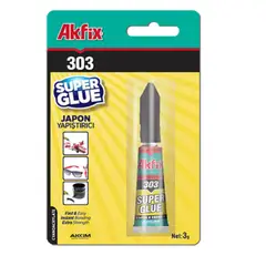AKFIX - Super Glue 303 Pegamento Extra Fuerte Secado Rapido