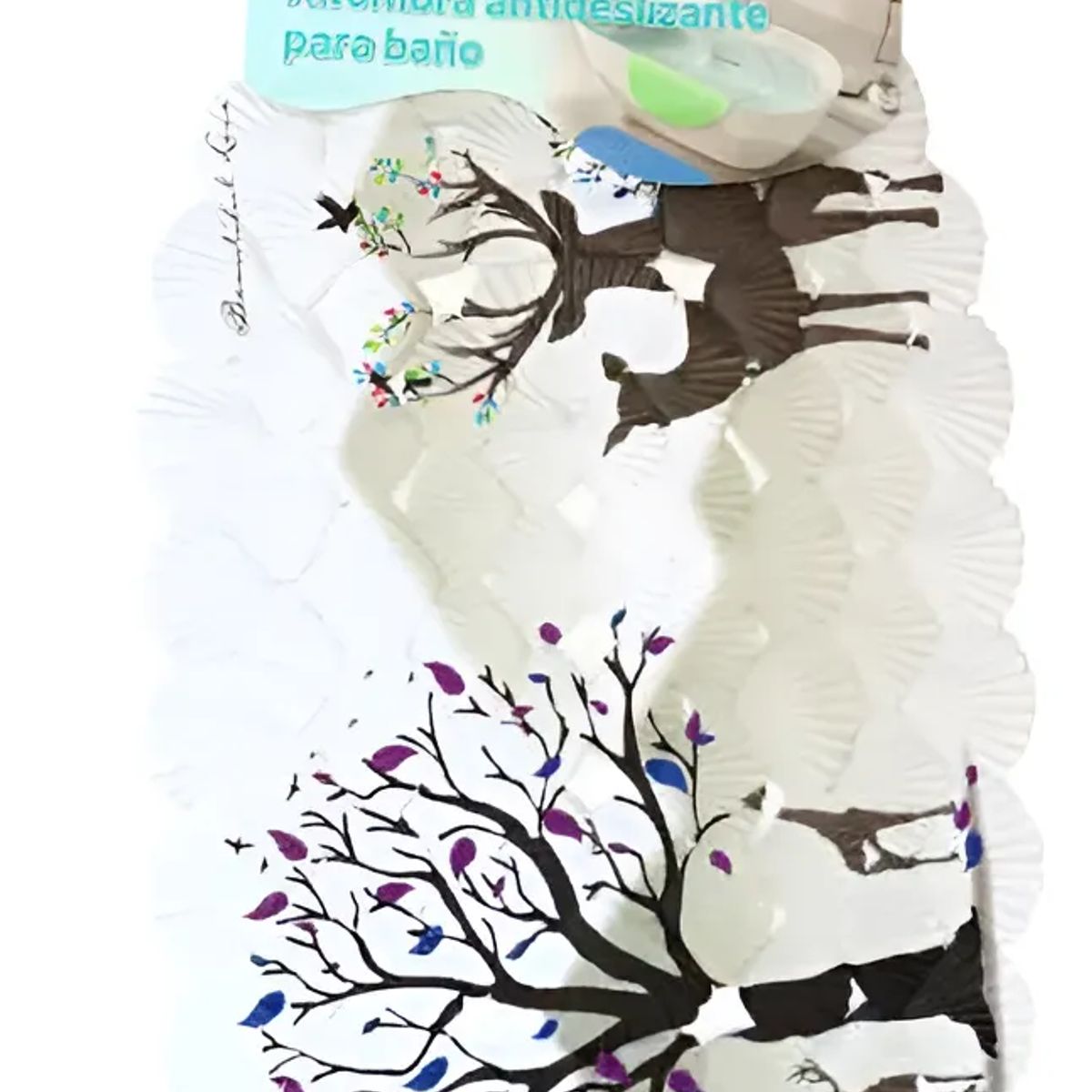 GENERICO - Alfombra De Baño Antideslizante Decorativa 65x35 Cm