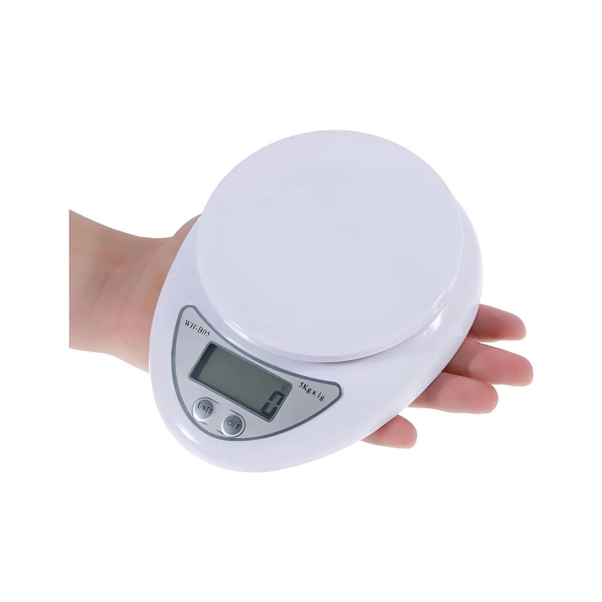GENERICO - Báscula Electrónica de Cocina  WH-B05 con Pantalla LCD 5kg 
