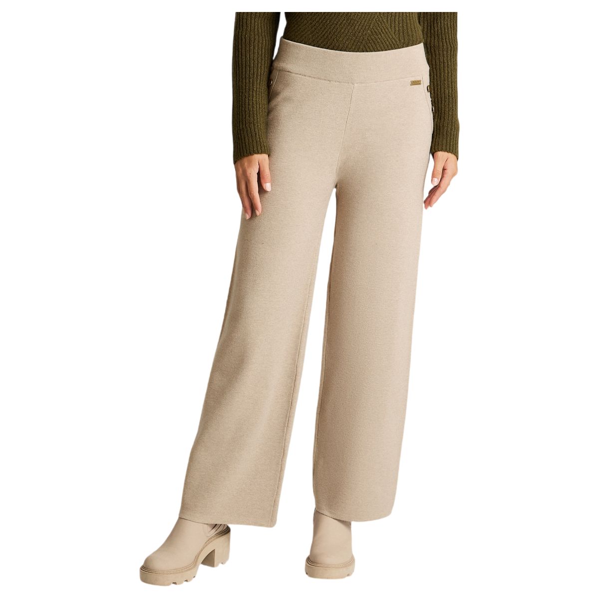 LORENZO DI PONTTI - Pantalón Sport Mujer Beige
