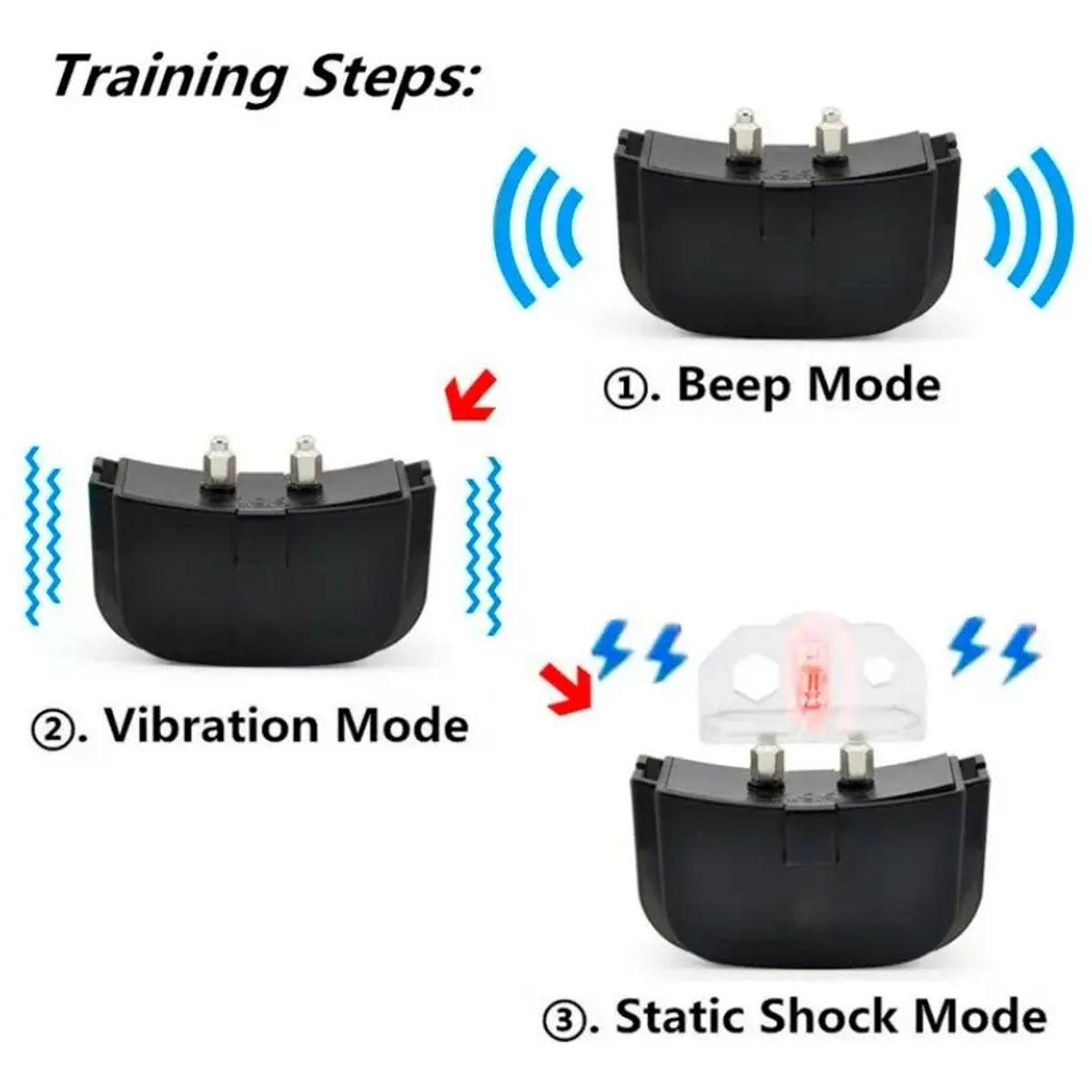 GENERICO - Collar de Entrenamiento para Adiestramiento Perros