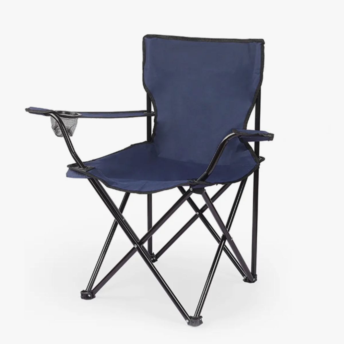 GENERICO - Silla Plegable De Playa Camping Con Bolso De Porta Vasos